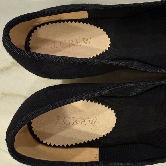 J.Crew Seville Made in Spain Espadrille Wedges Size 9.5 Black NWOB - Picture 5 of 13
